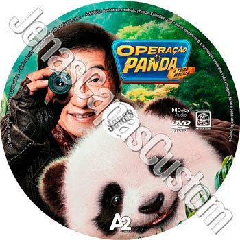 Label DVD Operação Panda - A Tribo Mágica