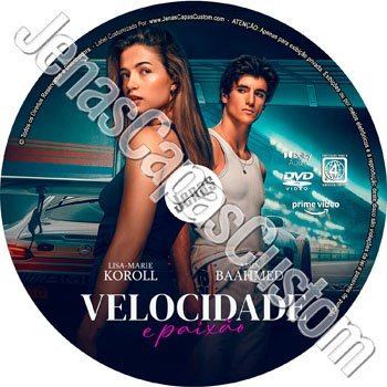 Label DVD Velocidade E Paixão